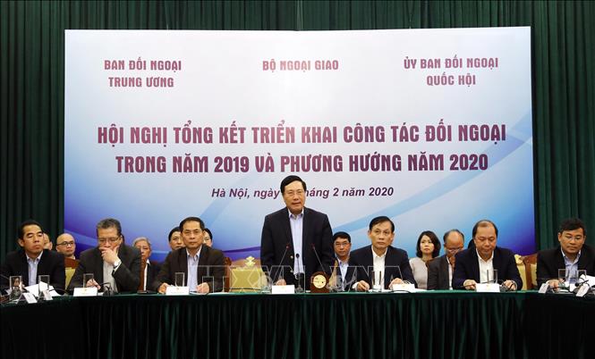 Umsetzung der Arbeit für auswärtige Angelegenheiten 2020