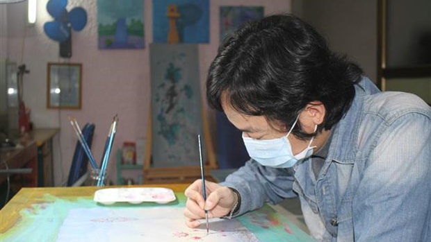 Bilder zur Aufklärung über Prävention und Bekämpfung der Covid-19-Epidemie