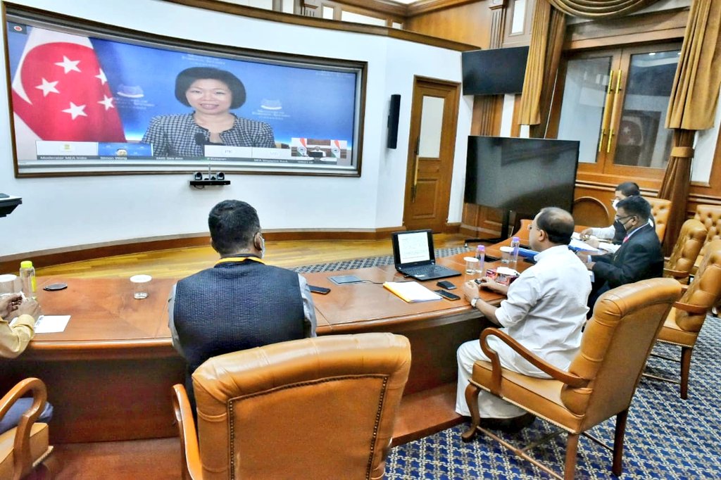 Indien und Singapur fördern strategische Partnerschaft