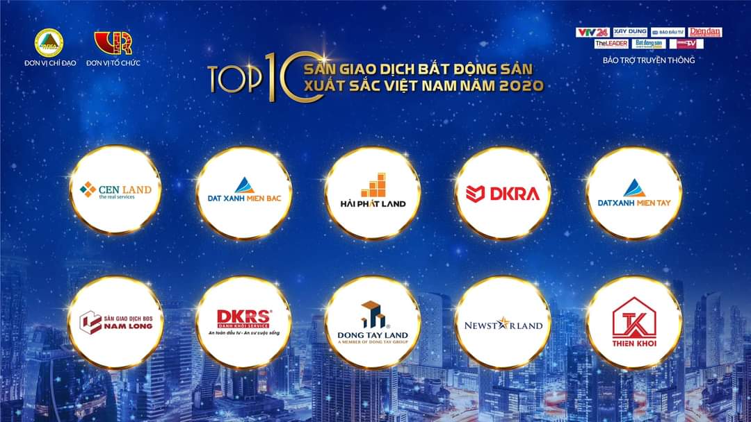 Ehrung vietnamesischer Handelsplattformen für Technologien und Immobilienprojekte