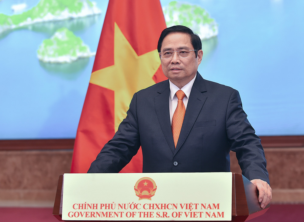 Premierminister Pham Minh Chinh: Vietnam ist bereit, gemeinsam mit Ländern den Dienstleistungshandel voranzutreiben