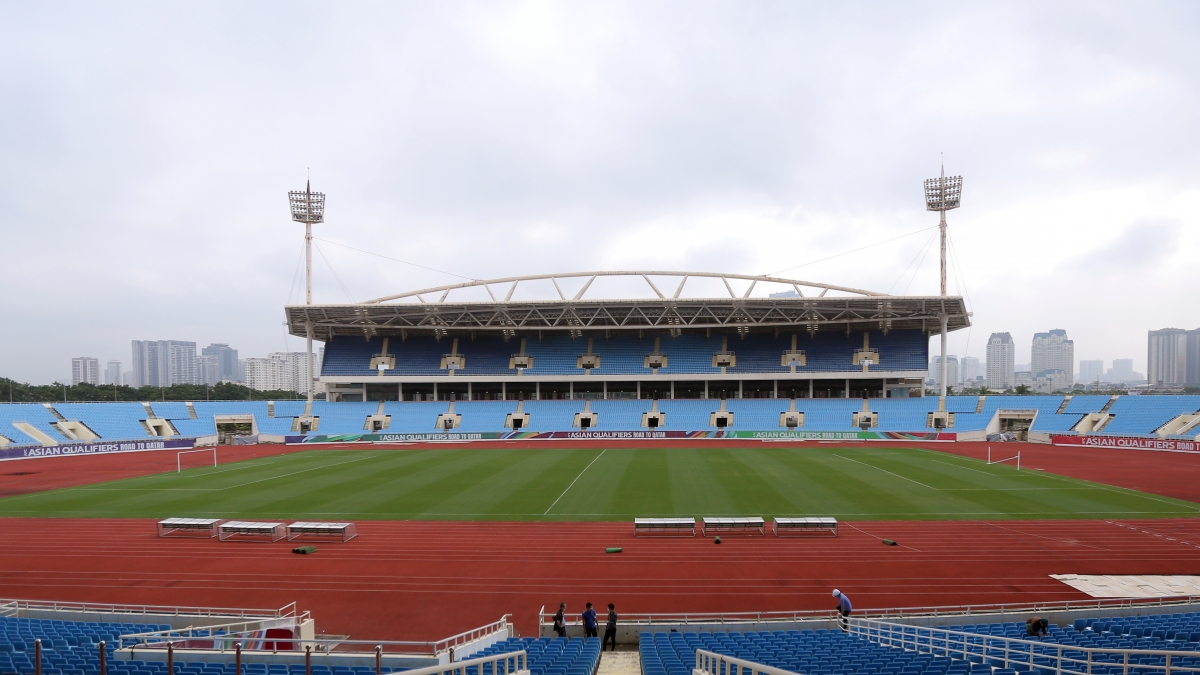 Stadion My Dinh ist bereit für Spiele Vietnams gegen Japan und Saudi-Arabien