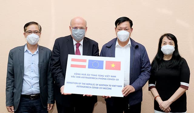 Vietnam erhält 50.000 Impfdosen gegen Covid-19 von der österreichischen Regierung