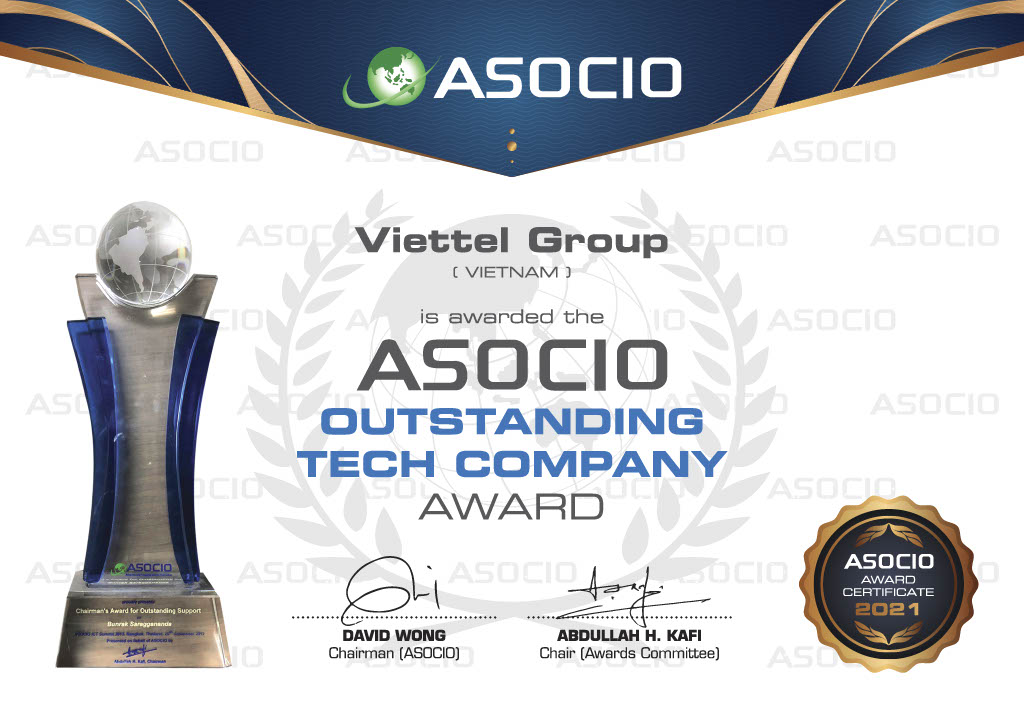 Viettel wird bei ASOCIO Awards 2021 geehrt