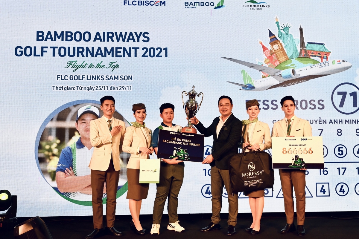 Nguyen Anh Minh ist Meister von Bamboo Airways Golf Tournament 2021