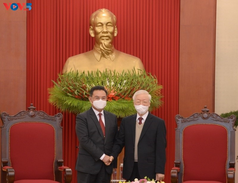 KPV-Generalsekretär Nguyen Phu Trong: Vietnam unterstützt Erneuerungskurs von Laos