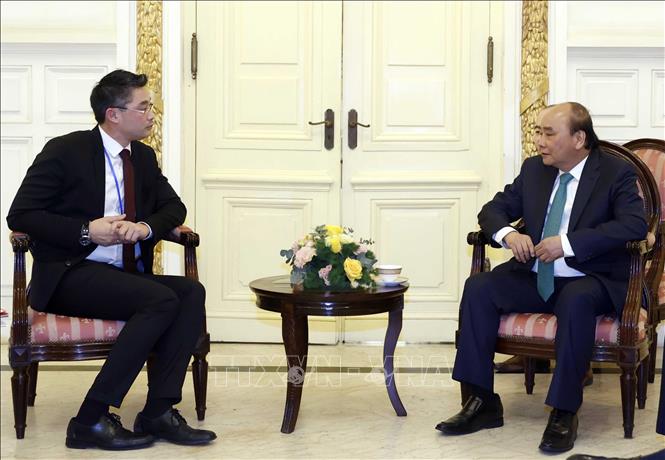 Staatspräsident Nguyen Xuan Phuc trifft Honorarkonsul für Vietnam in der Schweiz Philipp Rösler
