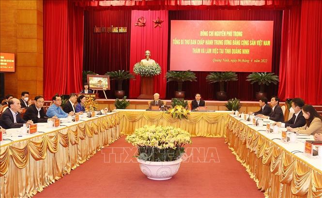 KPV-Generalsekretär Nguyen Phu Trong besucht Provinz Quang Ninh