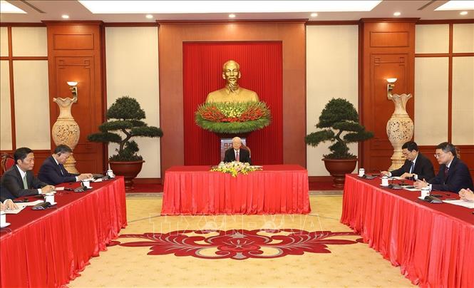 KPV-Generalsekretär Nguyen Phu Trong führt Telefongespräch mit Indiens Premierminister Narendra Modi