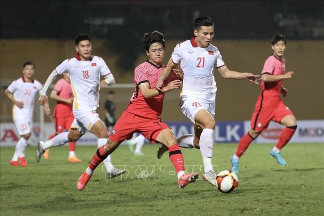 Mit dem Tor von Nguyen Van Tung erringt U23-Mannschaft Vietnams Sieg gegen U20-Mannschaft aus Südkorea