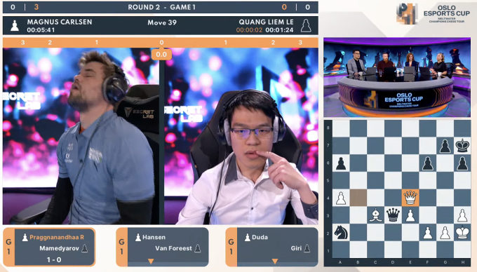 Quang Liem besiegt erstmals „Schachkönig“ Magnus Carlsen