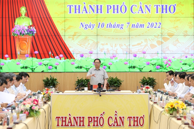 Premierminister Pham Minh Chinh: Can Tho soll zentrale Rolle des Mekong-Deltas entfalten