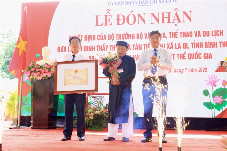 Binh Thuan: Fest des Thay Thim-Tempels als nationales immaterielles Kulturerbe anerkannt