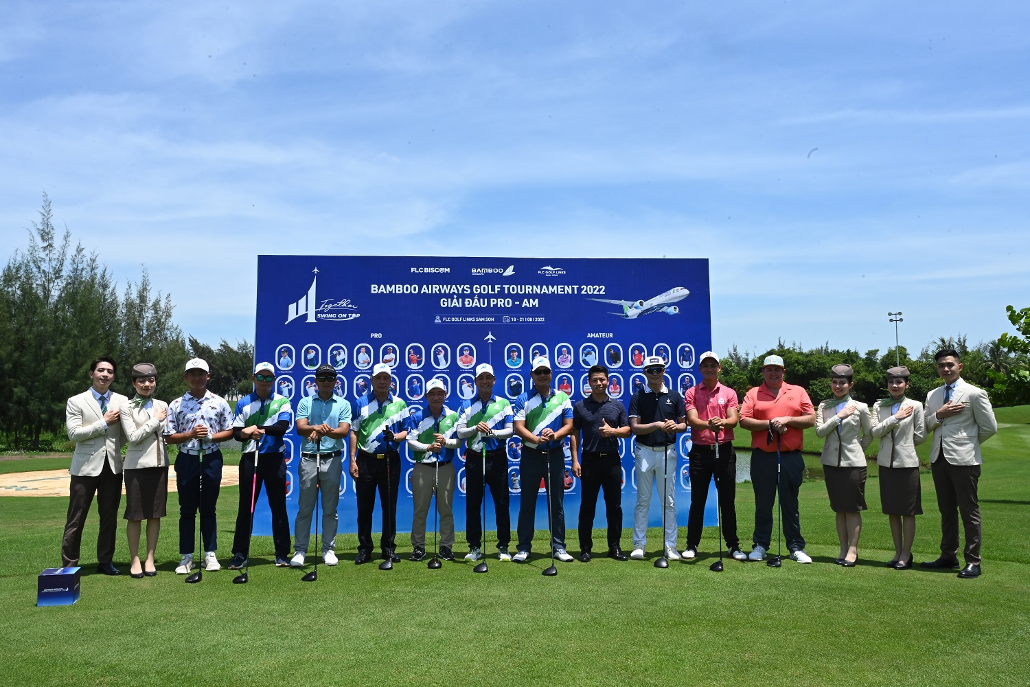 Start des Golfturniers Bamboo Airways Golf Tournament 2022
