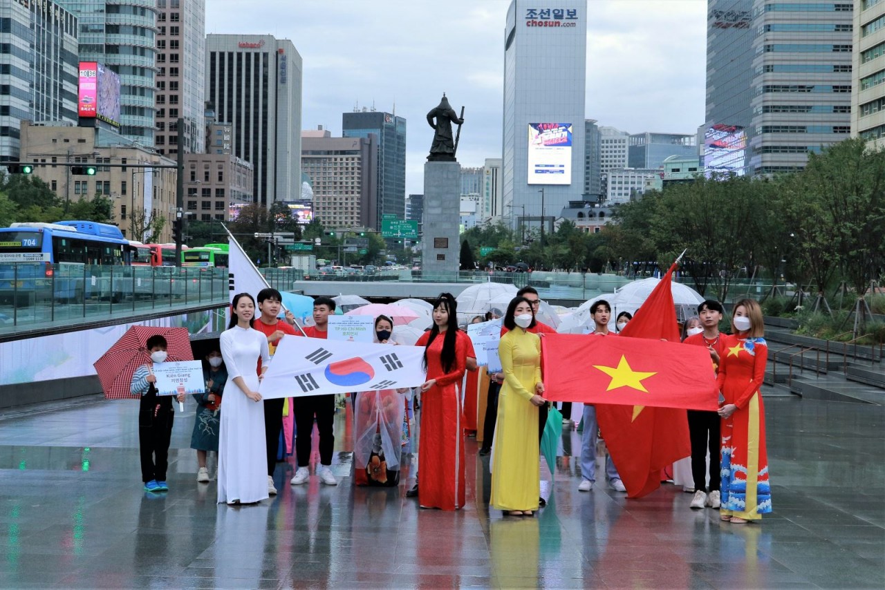 Kulturfest zur Gemeinschaftsverbindung in Südkorea