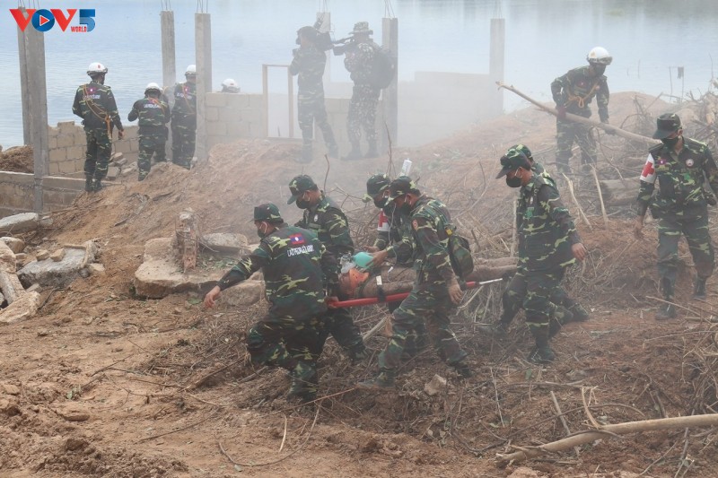 Armeen Laos, Vietnams und Kambodschas beteiligen sich erstmals an einer Rettungsübung