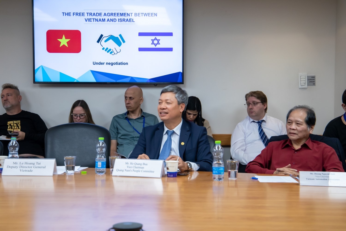 Konferenz für Zusammenarbeit in Handel und Produktion zwischen Vietnam und Israel