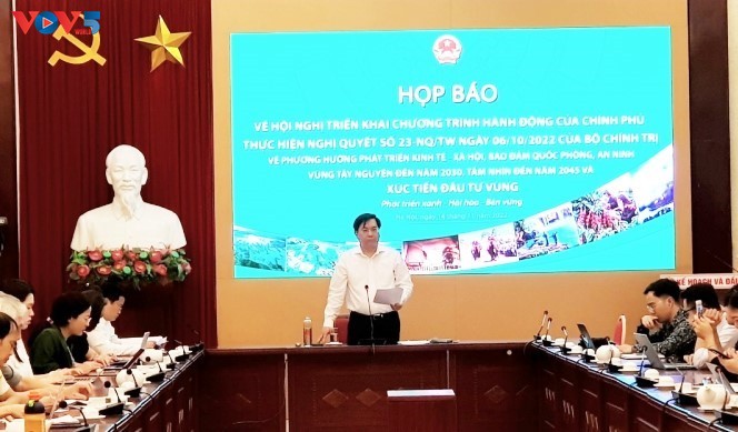 Entwicklung des Hochlands Tay Nguyen nach Beschluss des Politbüros