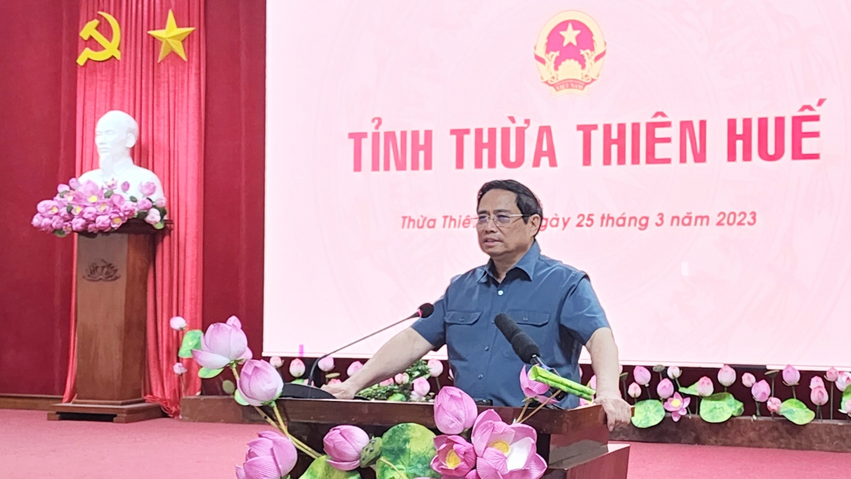 Premierminister: Provinz Thua Thien - Hue zum großen touristischen und kulturellen Zentrum entwickeln