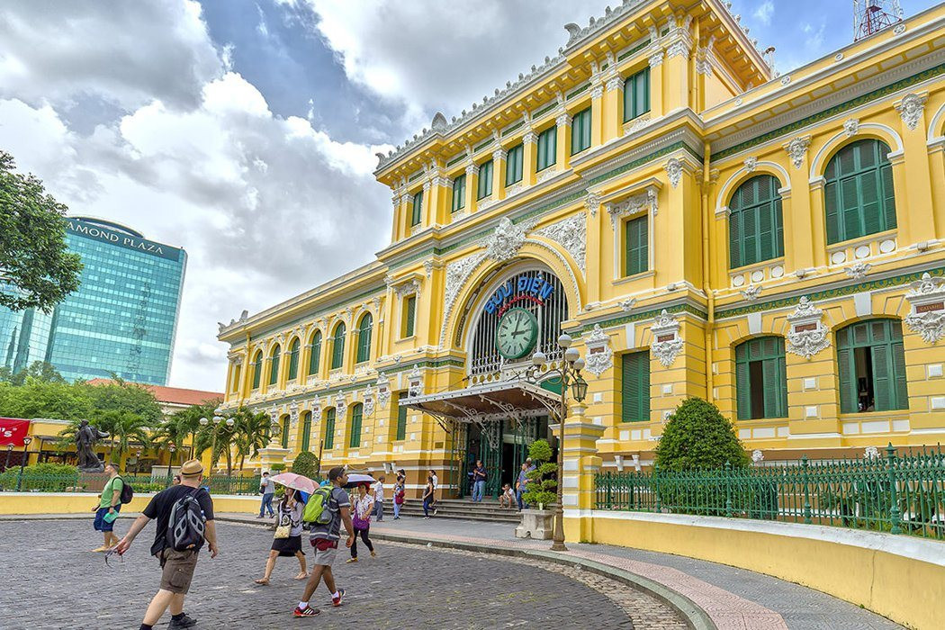 Das Postamt von Ho-Chi-Minh-Stadt gehört zu den elf schönsten Postämtern der Welt