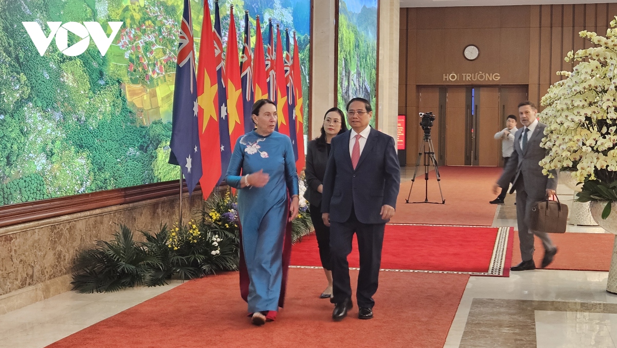 Premierminister Pham Minh Chinh trifft die Präsidentin des australischen Senats Sue Lines