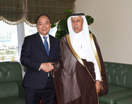 Deputi PM Vietnam, Nguyen Xuan Phuc melakukan kunjungan resmi di Qatar