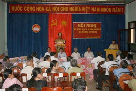 Встречи вьетнамских депутатов с избирателями