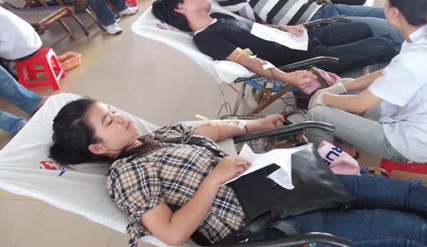 Благотворительные акции сдачи крови