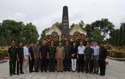 Церемония открытия комплекса памятников вьетнамо-камбоджийской дружбе