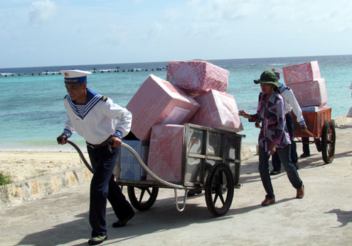 Всё готово к новогоднему празднику Тэту в островном уезде Чыонгша