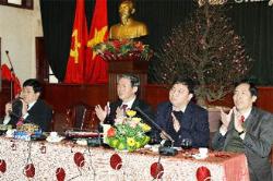 Встреча с прессой в связи с началом Нового года