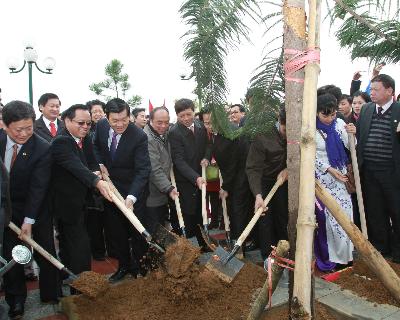 Строительство культурно-туристической деревни народностей Вьетнама