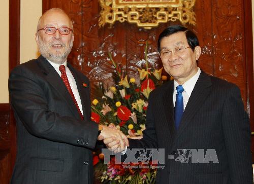 Президент СРВ Чыонг Тан Шанг принял посла Бразилии в СРВ