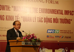 Уменьшение воздействия окружающей среды на экономическое развитие Вьетнама