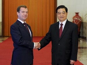 Председатель КНР провел переговоры с президентом РФ