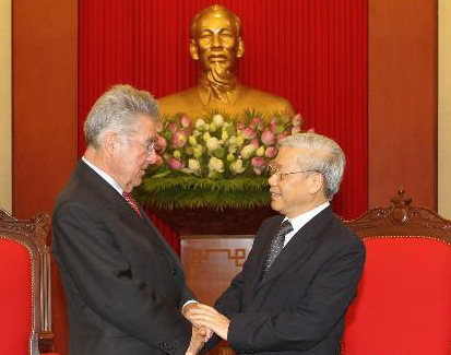 Руководители Вьетнама провели переговоры с президентом Австрии Хайнцем Фишером