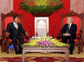 Нгуен Фу Чонг принял председателя федерального парламента Мьянмы