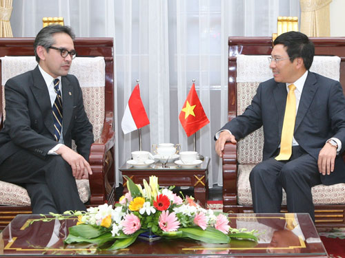 Переговоры между министрами иностранных дел Вьетнама и Индонезии