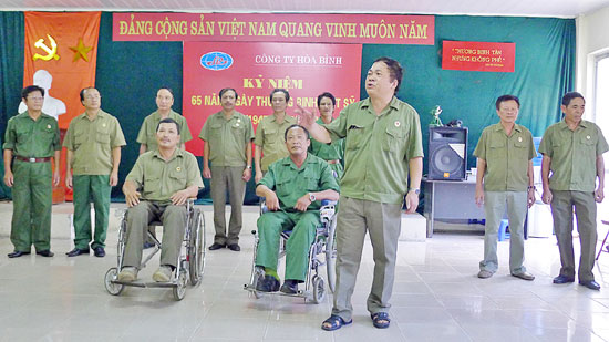 Празднование Дня инвалидов войны и павших солдат