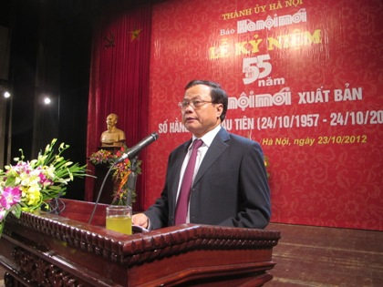 В Ханое отмечается 55-летие со дня выпуска первого номера газеты "Ханой мой"