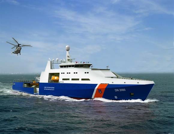 Введение в эксплуатацию патрульного катера морской полиции Вьетнама