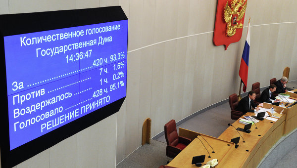 Россия приняла законопроект в ответ на американский «акт Магнитского»