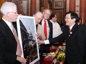 Президент Чыонг Тан Шанг принял международных гостей