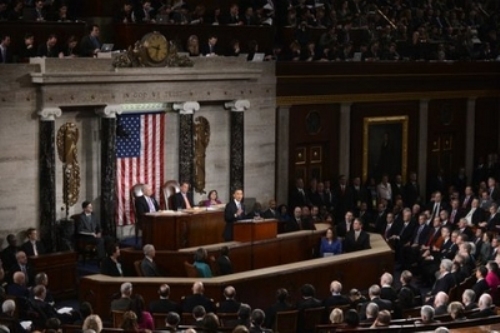 Барак Обама выступил с ежегодным федеральным посланием