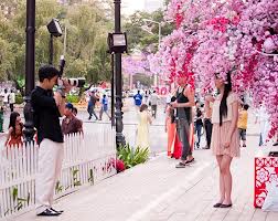 В городе Хошимине царит оживленная новогодняя атмосфера