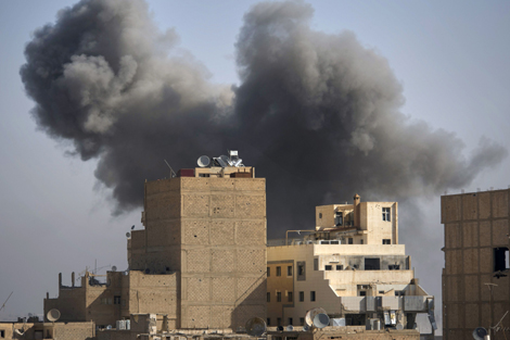 Сирийские повстанцы бомбили президентский дворец в Дамаске