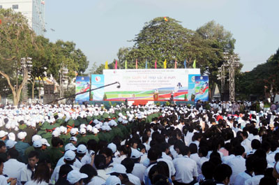 В городе Кантхо прошел государственный митинг в честь Всемирного дня воды