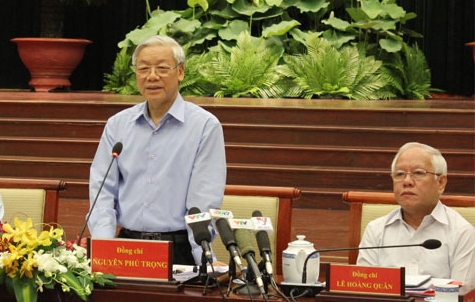 Генеральный секретарь ЦК КПВ Нгуен Фу Чонг посетил город Хошимин