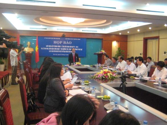 Пресс-конференция, посвященная празднику храма королей Хунгов