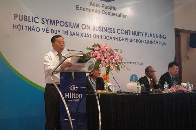 В Ханое прошел семинар по сохранению бизнеса предприятий после стихийных бедствий